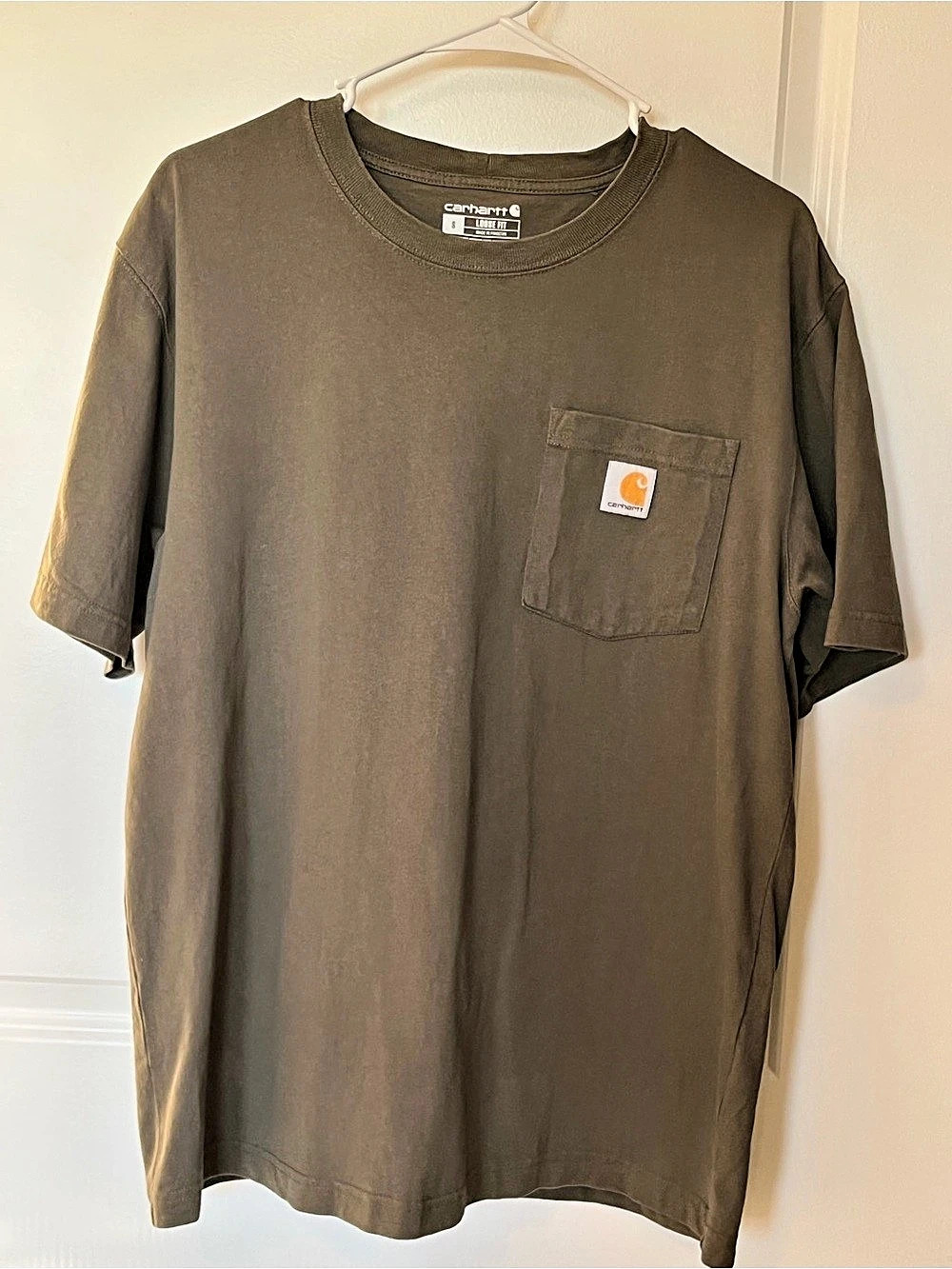 Carhartt Loose Fit Heavyweight Short-Sleeve Pocket T-Shirt Pocket T-Shirt Green